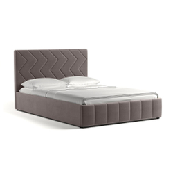 Кровать Милана 160 коричневая