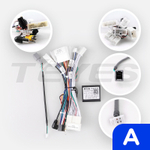 Магнитола Toyota Land Cruiser 300 (экран климата снизу) - Teyes LUX ONE 360 монитор 12.3" 2K QLED на Android 10, CarPlay, 4G SIM-слот, 6/128 ГБ, 4 камеры в комплекте