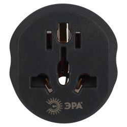 Разветвитель электрический ЭРА SP-1e-UVL универсальный на 1 розетку 16А белый