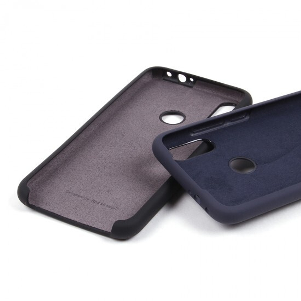 Панель Soft Touch для Xiaomi Redmi Note 7, 007001 Темно-синий