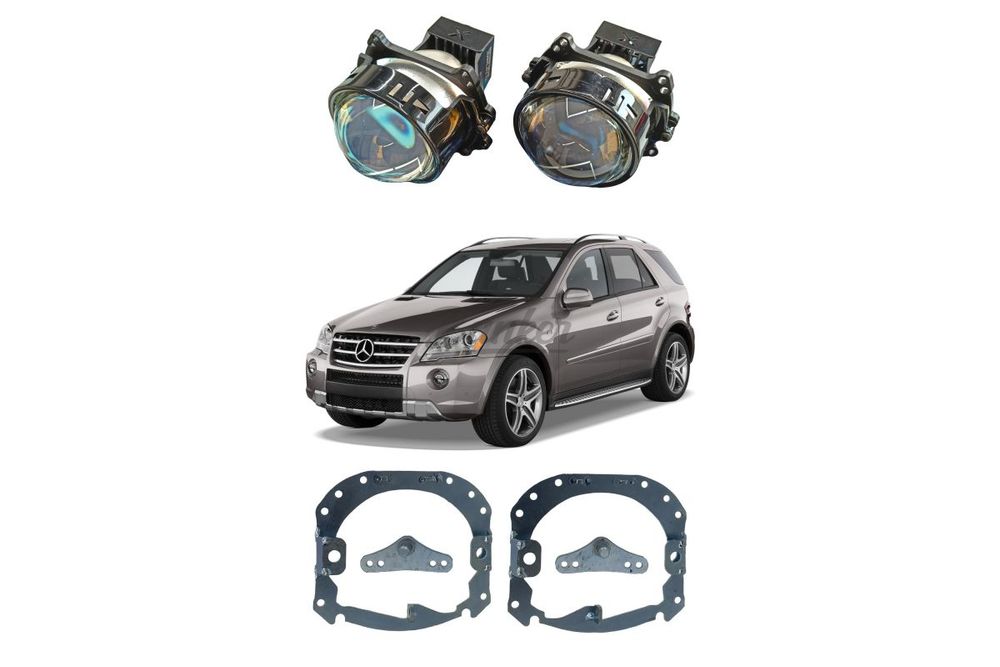 Комплект для замены штатных линз Mercedes-Benz ML W164 2005-2011 Hella 2 AFS