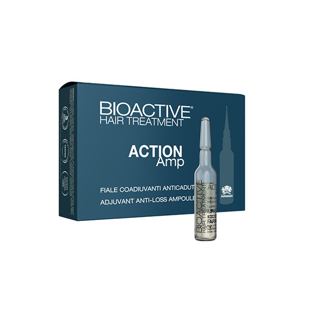 Лосьон стимулирующий против выпадения волос в ампулах Farmagan Bioactive Treatment Ampoules Anti-Loss 10x7,5мл