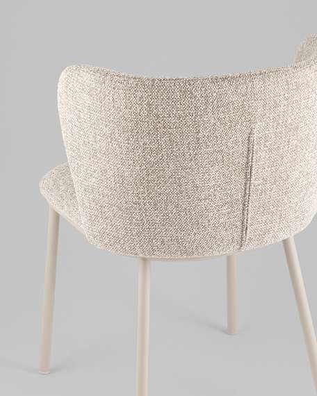 Стул Fluit, светло-серый, серые ножки