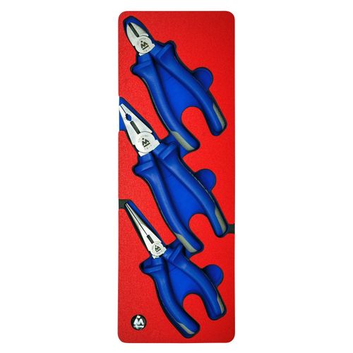 МАСТАК (5-30031) Набор пассатижей и бокорезов, ложемент, 3 предмета