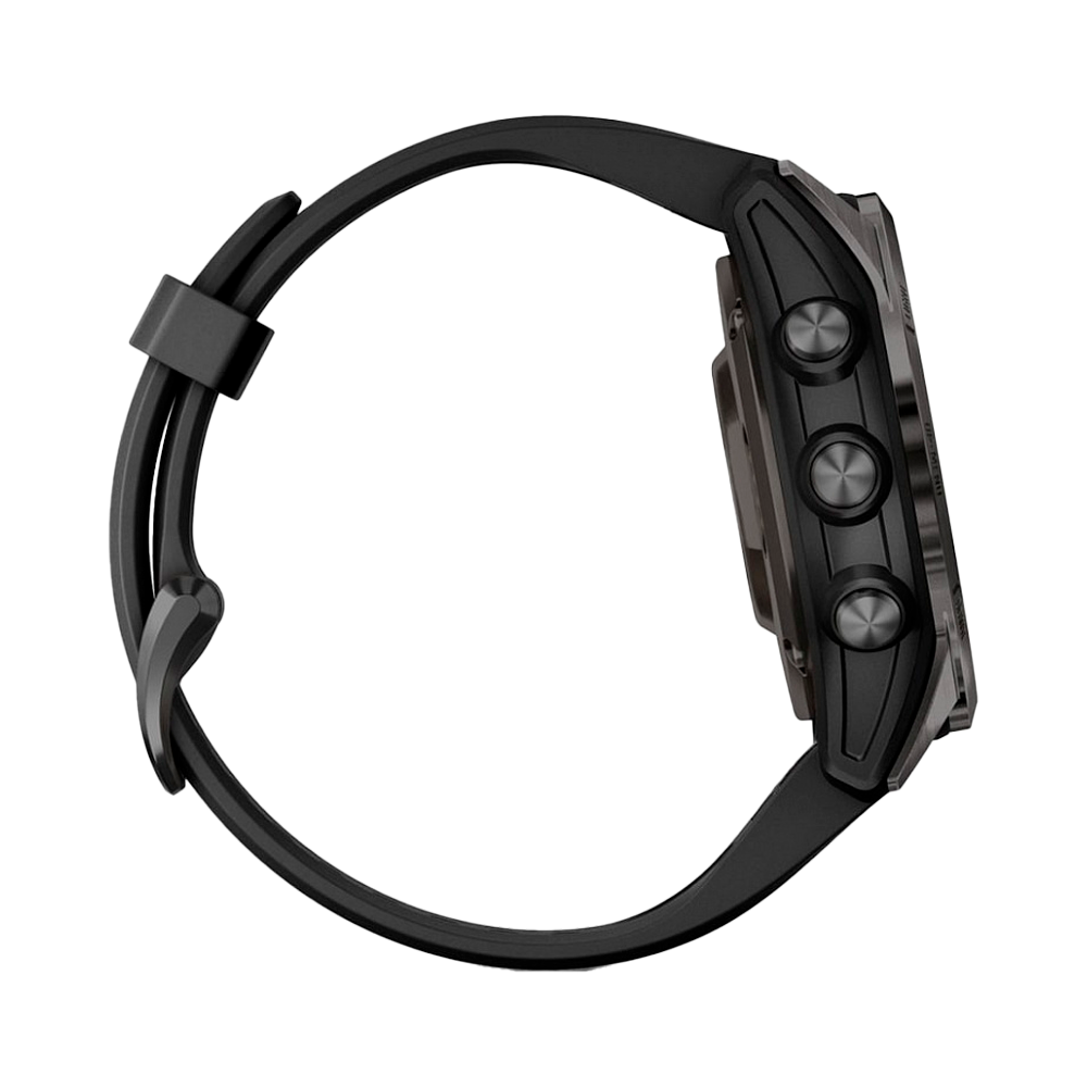 Умные часы Garmin Epix Pro (Gen 2), 42mm, Sapphire Edition Carbon Gray DLC Titanium with Black Band (010-02802-15)