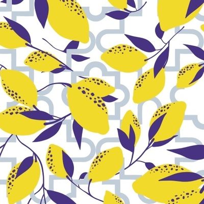 Лимоны в орнаменте