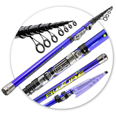 Удилище телескопическое ALLURE 4,80m 0-20g