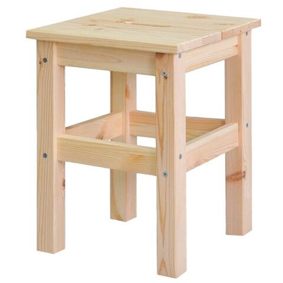 Табурет деревянный Ральф для кухни из массива сосны, с крышкой из 2-х частей