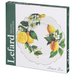 ТАРЕЛКА ЗАКУСОЧНАЯ LEFARD "ЛЕМОН ТРИ" 23*2 СМ