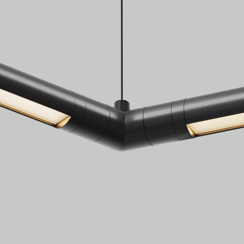 Угловой коннектор 120° для системы без ввода питания Maytoni SHELF CA018LWC-B