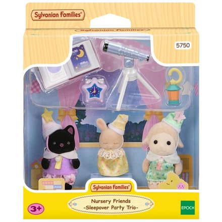 Sylvanian Families - Пижамная вечеринка Набор детского трио с фигурками 5750 / артикул   5750  / GTIN 5054131057506