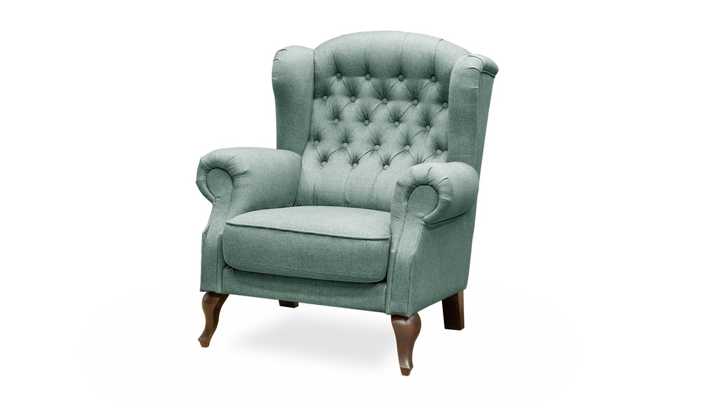 Кресло Адара Strong Plus 07 83*85*100 см, Бирюзовый Рогожка Нераскладной Фиеста