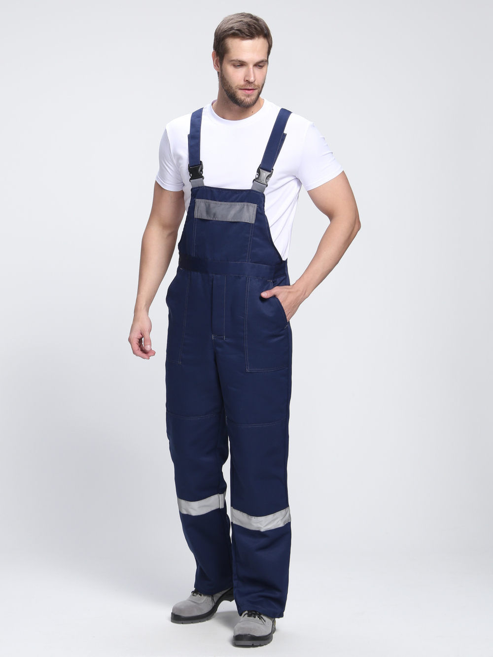 Костюм Лигор-2 СОП (тк.Смесовая,210) п/к, т.синий/серый