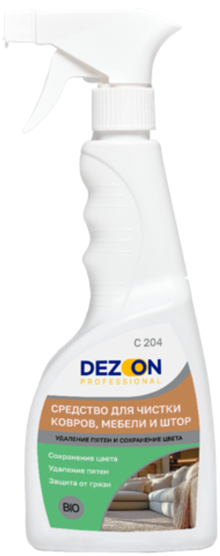 Дезон C204 Средство моющее для чистки текстильных изделий, пенное 0,5кг (триггер)