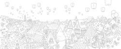 [Vol.1] A Lovely City with Bears Coloring Book