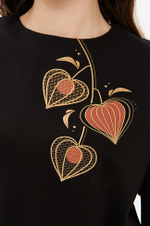 23435 Свитшот женский (черный)