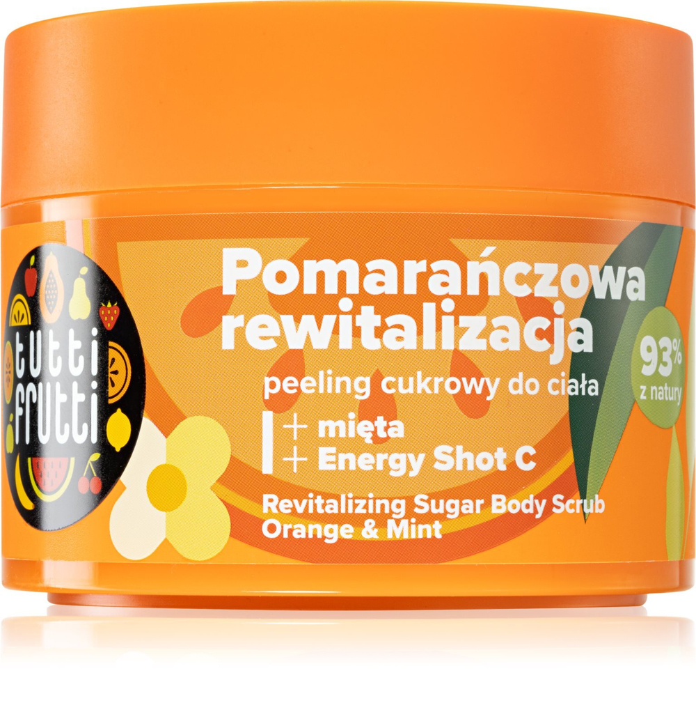 Farmona Tutti Frutti Minty Orange - освежающий сахарный скраб для тела /   300  g  / GTIN 5900117976364