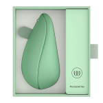 Серо-зеленый бесконтактный клиторальный стимулятор 10см Womanizer Liberty 2 Sage WZ112SG2