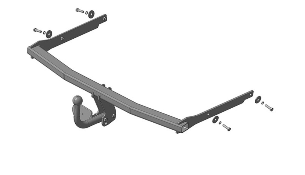 Фаркоп для Ford Focus хетчбек 2004-2019. Тип шара: A. Нагрузки: 1500/75 кг, FD 19