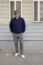 Бомбер мужской "HN-15" синий