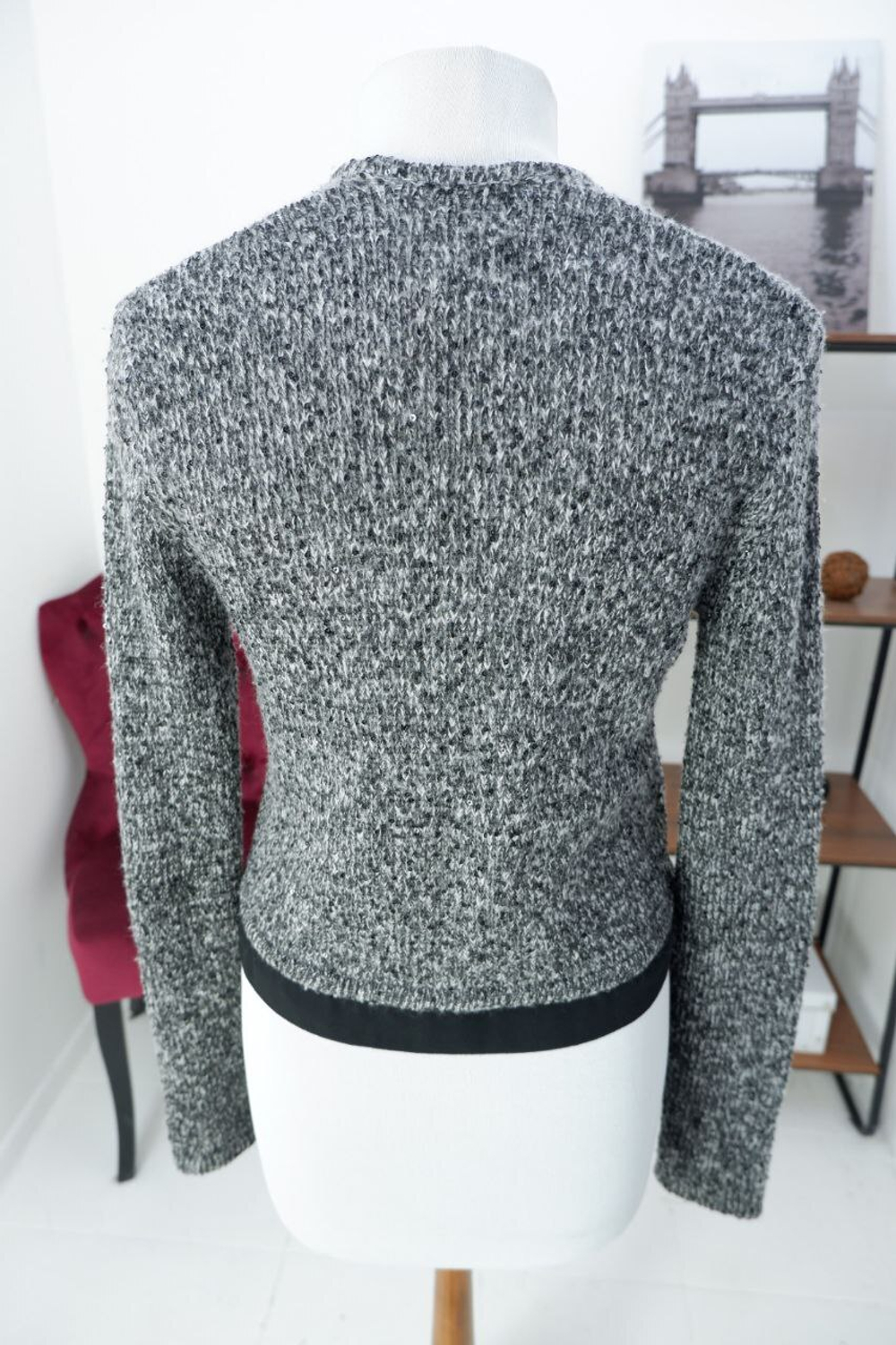 Кардиган Jean Paul с шерстью вязаный 44 размер