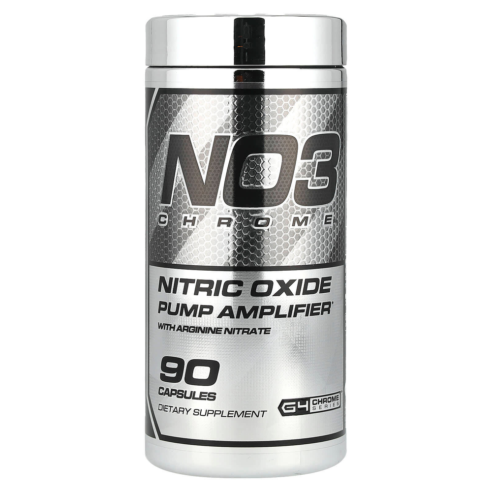 C4 / Cellucor, NO3 Chrome, усилитель тренировок с оксидом азота, 90 капсул