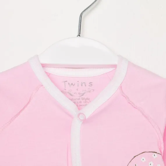 Боди для девочки, цвет розовый, рост 62