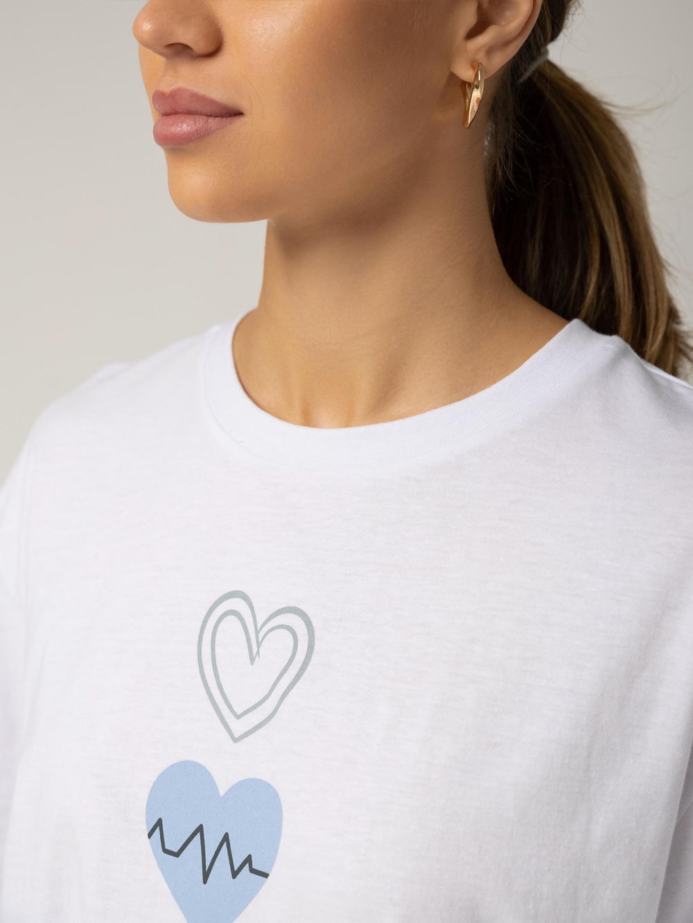 Футболка оверсайз с принтом длинная23