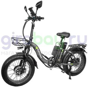 Электровелосипед Syccyba F11 Pro Dual 48V/23Ah (полный привод) - Серый обод фото №1