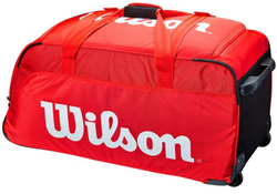 Сумка теннисная Wilson Super Tour Travel Wheeled Bag 2 - красный (1)