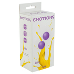 Маленькие вагинальные шарики без сцепки Emotions Lexy Small purple, (2,4 см, фиолетовые) (Цвет: фиолетовые)