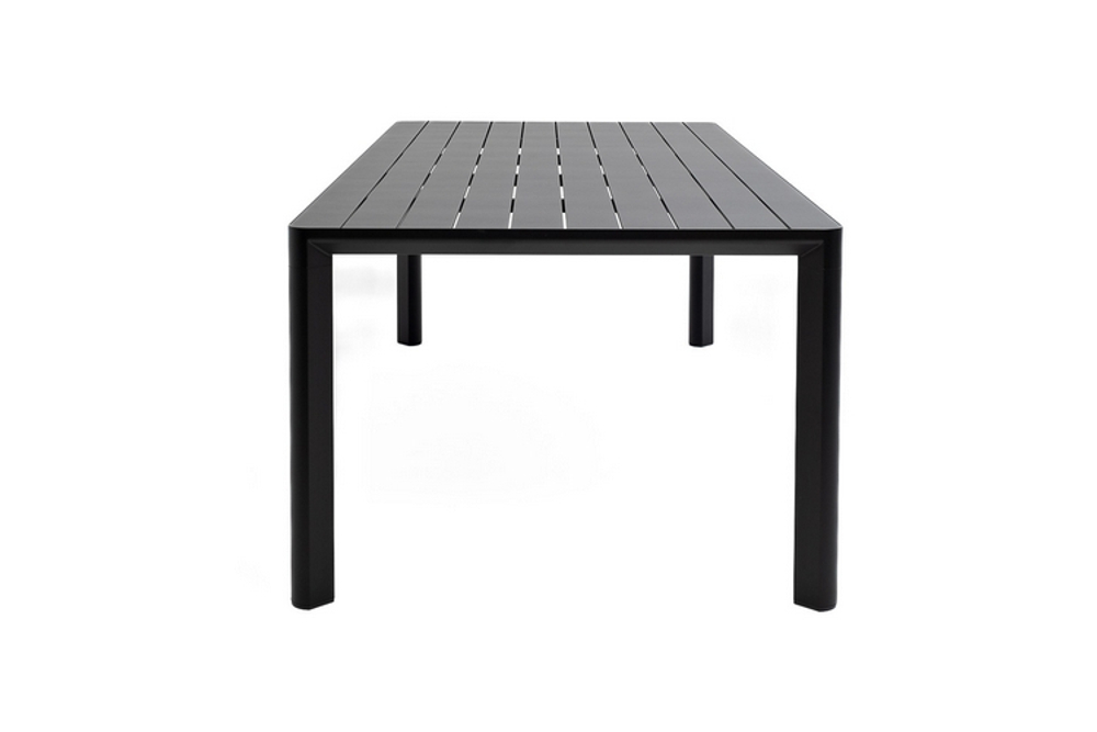 Обеденный стол из алюминия GONZO 220 см графит  Joygarden