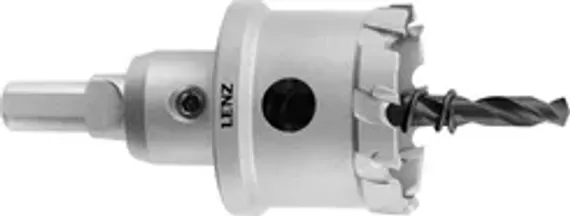 Коронка с твердосплавными напайками LENZ Ø22х5 мм, арт. LZCP-022