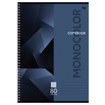 Тетрадь общая BG "Monocolor. Classic", А4, 80 листов в клетку, на спирали