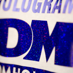 Пленка PROFI FLEX Hologram (DMHOL-09) Royal Blue, 1м