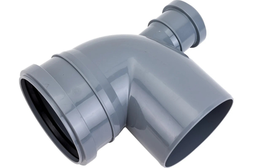 Отвод канализац. с выходом 50х110х90гр (фронт.) "Политэк"