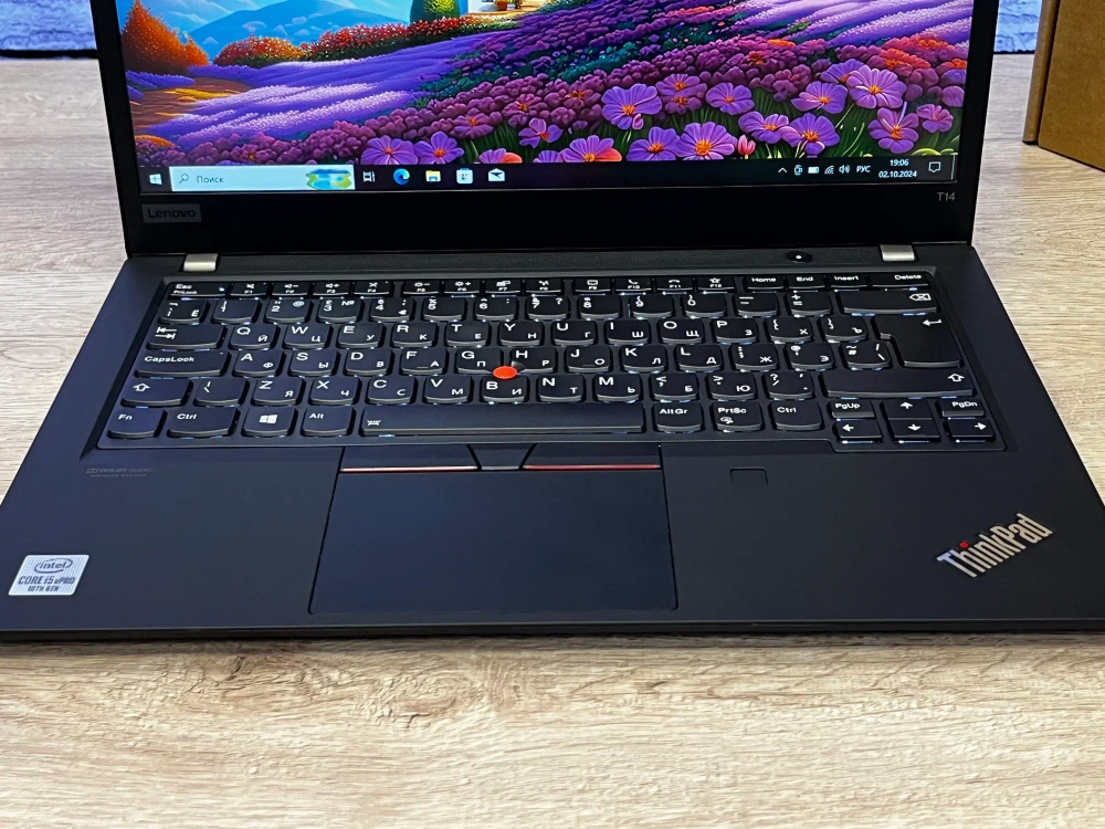 Ноутбук Lenovo ThinkPad T14 Gen 1 14" 1920*1080 IPS, Intel core I5 - 10310U 1.7 ГГц, RAM 16 ГБ SSD 256 ГБ, Intel UHD Graphics, Win 10 pro