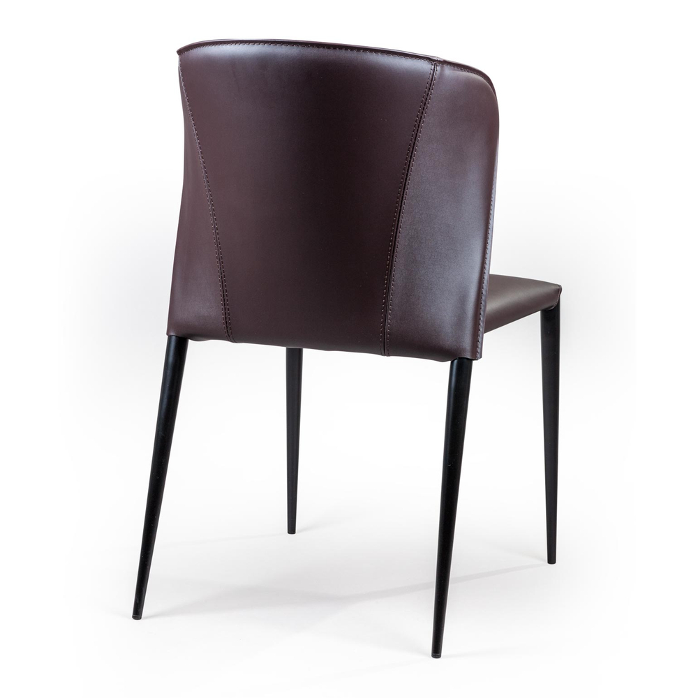 Стул Albert, кожа коричневый