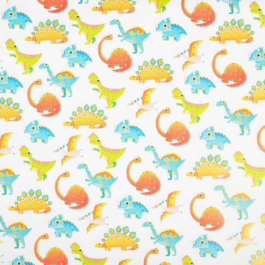 Бумага упаковочная глянцевая «Динозаврики», 70 × 100 см