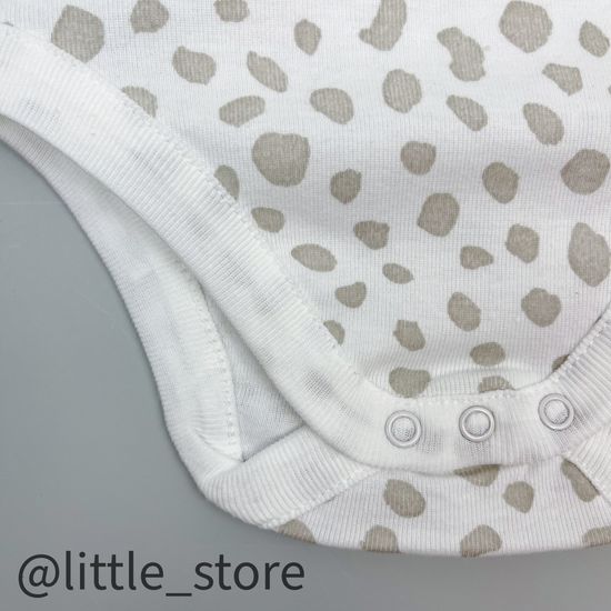 Боди хлопковое "Любимые зверята" камешки на сахаре