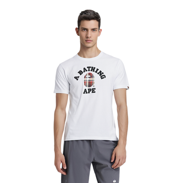 A Bathing Ape Check College Tee