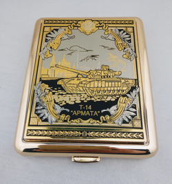 Портсигар "Танк Армата "