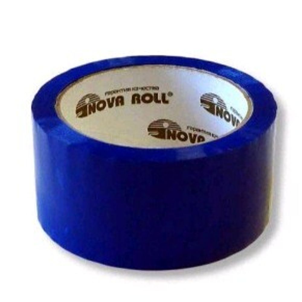 Скотч  СИНИЙ 48мм*66м    NOVAROLL    204&#39;&#39;
