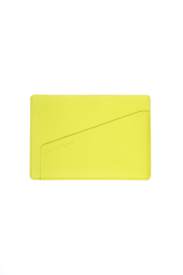 BIG PLANS — Travel Holder LIME