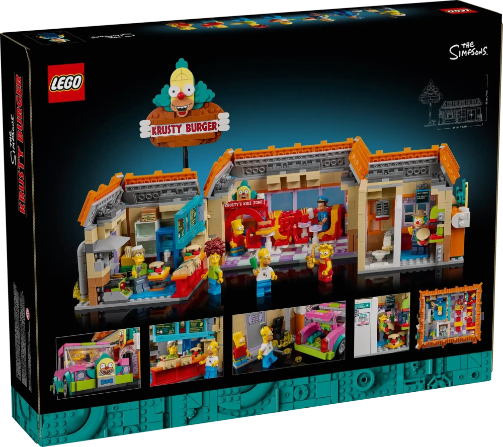 Конструктор LEGO Icons 10352 Симпсоны: Бургер Красти