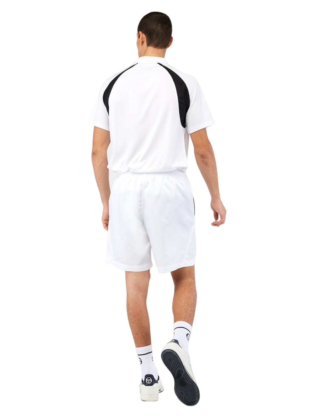 Мужские шорты теннисные Sergio Tacchini Rob Short - white/black