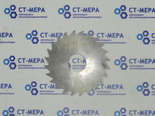 Фреза отрезная по металлу 80х1х22мм z=24 Р18 без фаски без ш/п