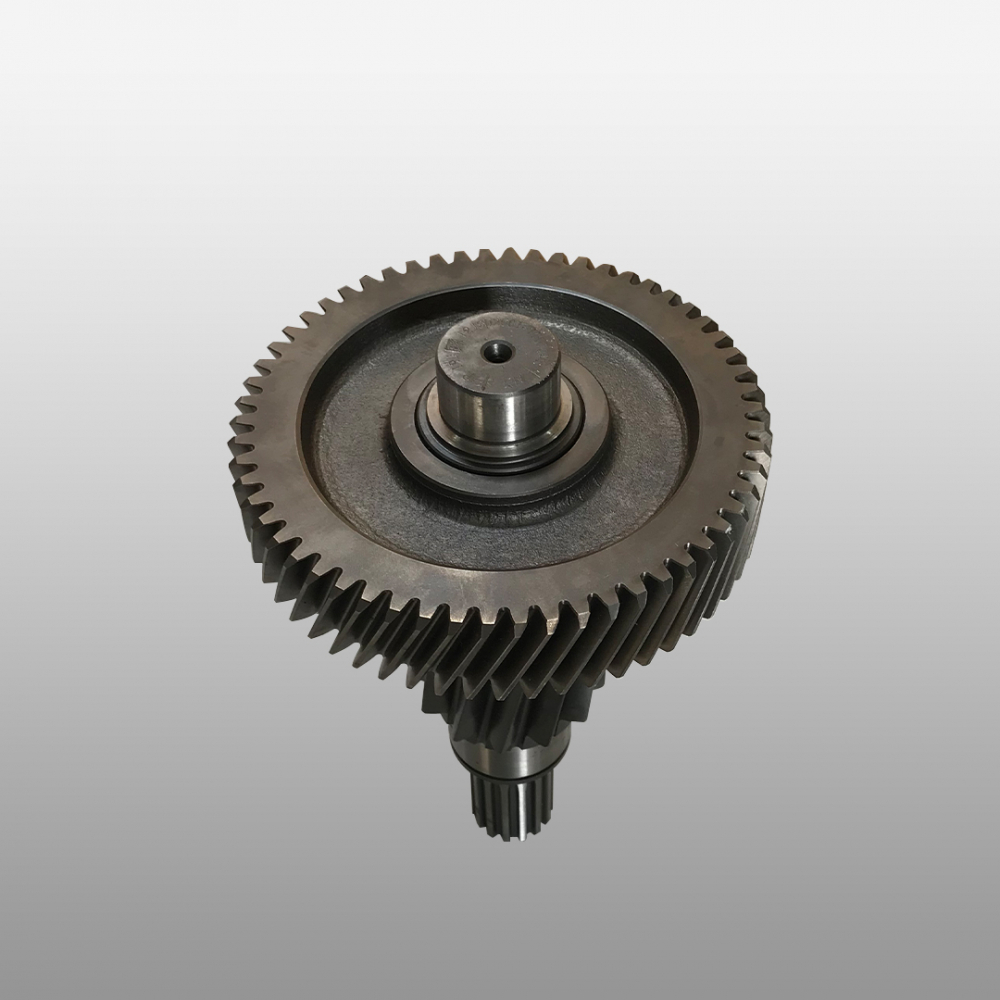 12JSD200T-1707047-1 - Вал промежуточный демультипликатора (длинный) на КПП