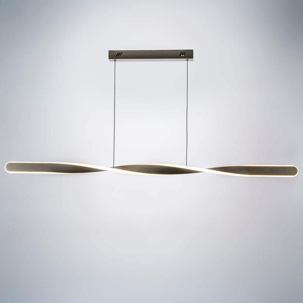 615099 Люстра TORINO 42W LED 1890LM ВОРОНЁНАЯ СТАЛЬ 3000K