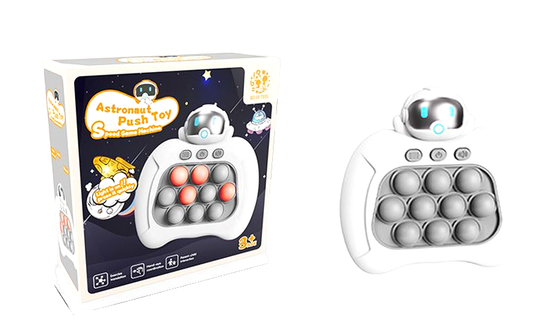 Электронный POP IT  игровая приставка " Космонавт "